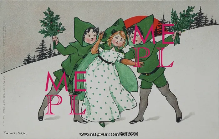 : Christmas children by Florence Hardy : Christmas children by Florence Hardy