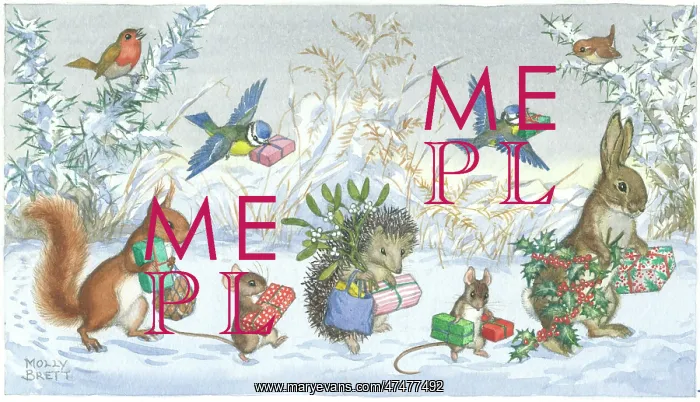 : Christmas is Coming - animals and birds : Christmas is Coming - animals and birds