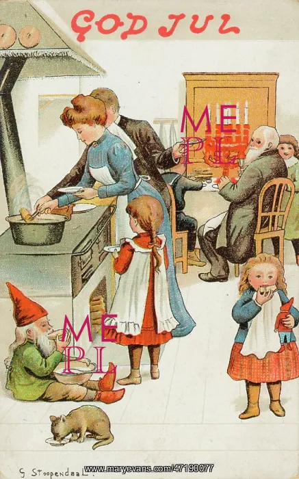 : Christmas Cookery - circa 1905 : Christmas Cookery - circa 1905