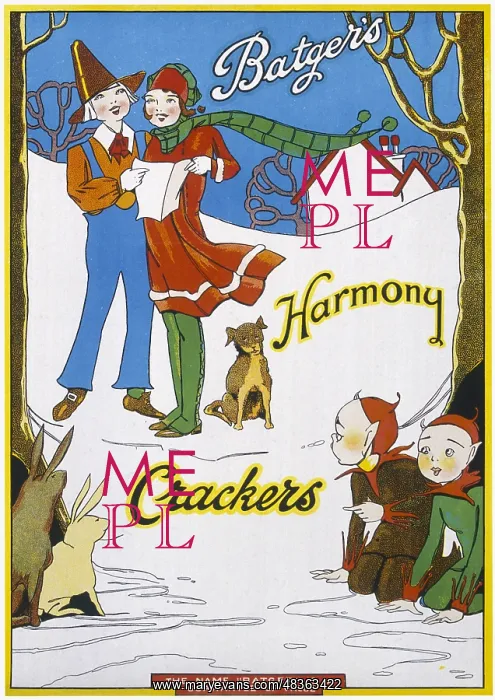 : Christmas cracker box label : Christmas cracker box label