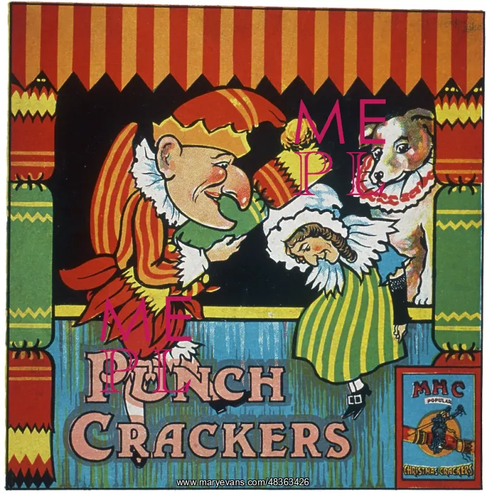 : Christmas cracker box label : Christmas cracker box label