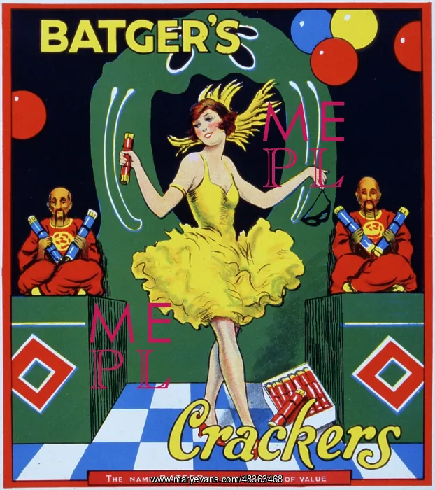 : Christmas cracker box label : Christmas cracker box label