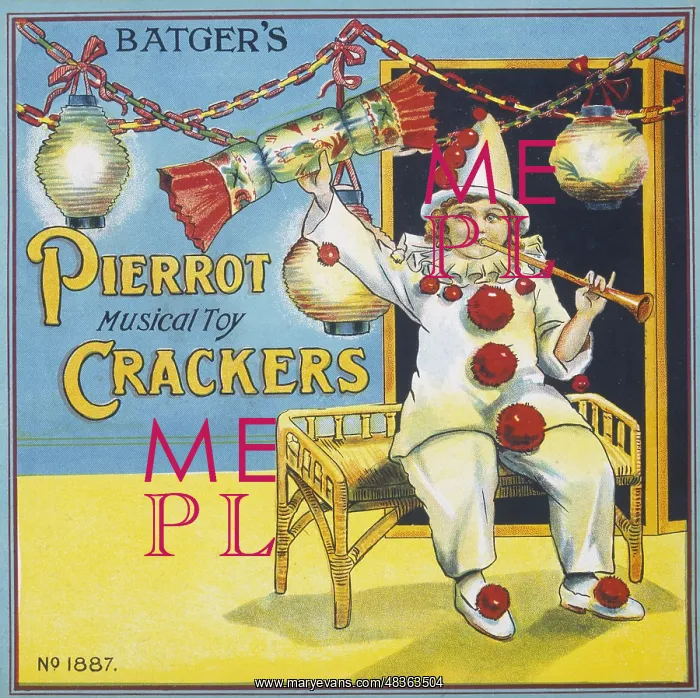: Christmas cracker box label : Christmas cracker box label