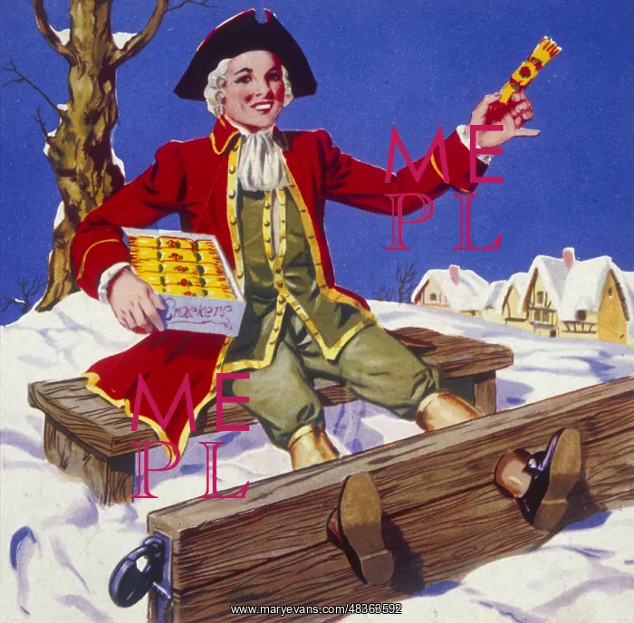 : Christmas cracker box label : Christmas cracker box label