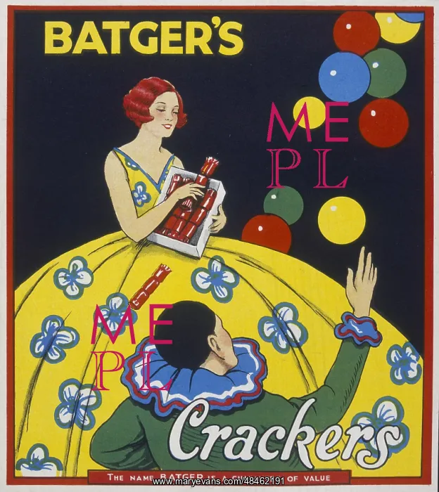 : Christmas cracker box label : Christmas cracker box label