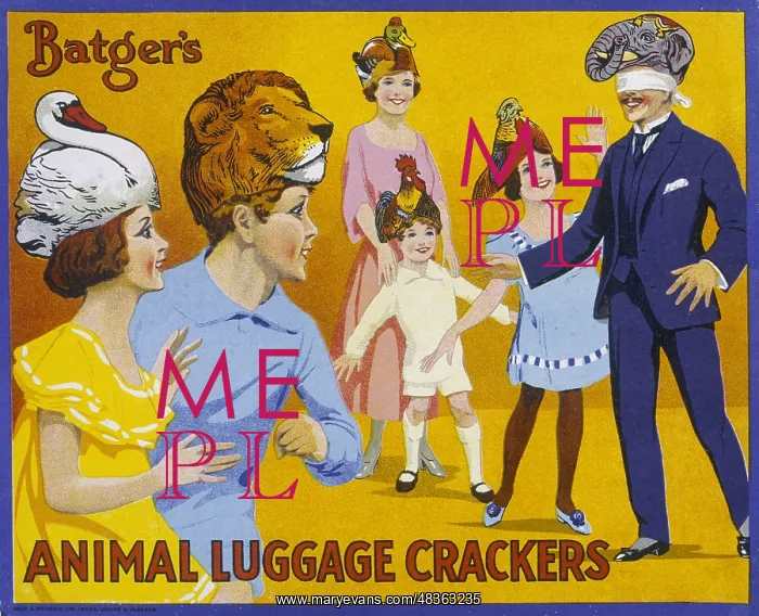  : Christmas crackers box label
