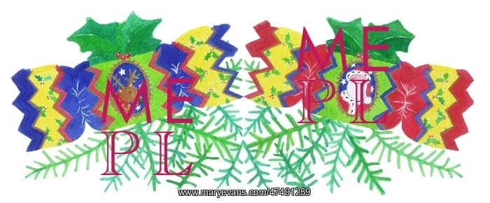 : Christmas Crackers with Fir Twigs : Christmas Crackers with Fir Twigs