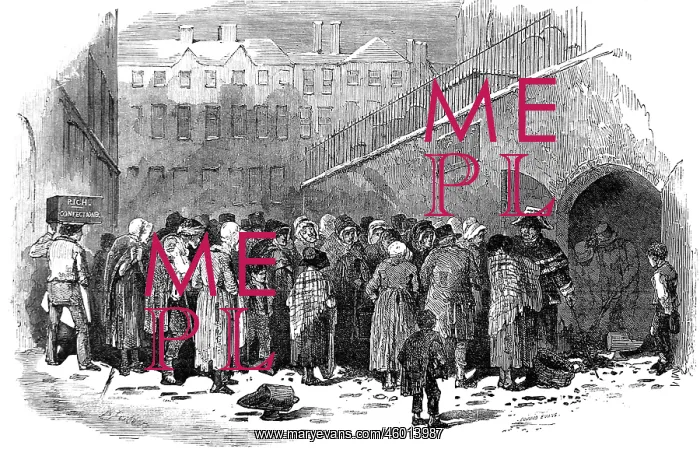 : Christmas distribution of coals to the poor 1849 : Christmas distribution of coals to the poor 1849