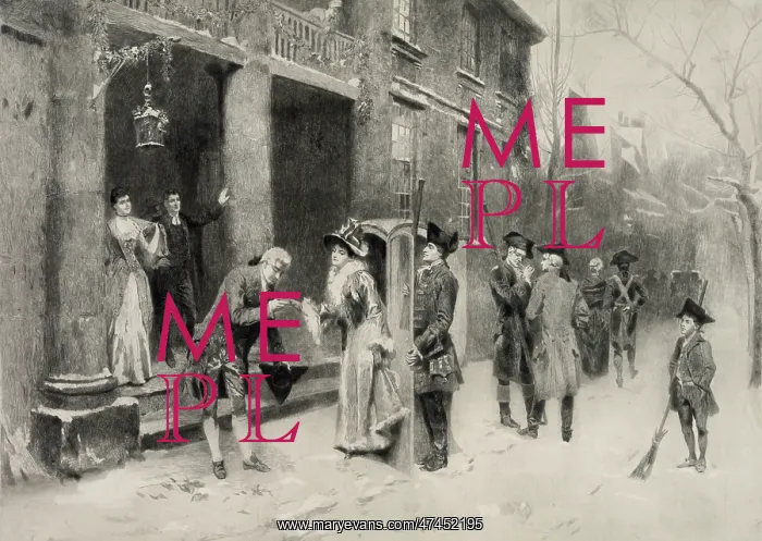 : Christmas Eve in colonial times : Christmas Eve in colonial times
