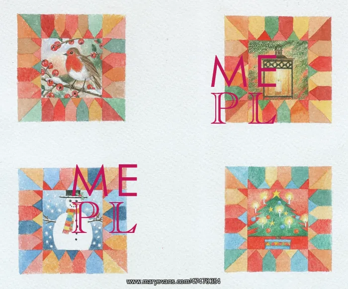  : Four Christmas Gift Tags