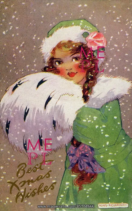  : Christmas - Girl with a muff