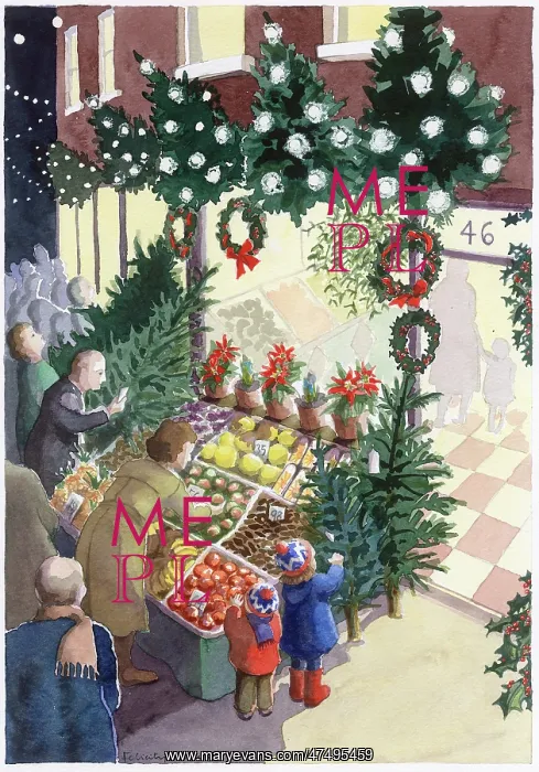 : Christmas Greengrocer's Shop : Christmas Greengrocer's Shop