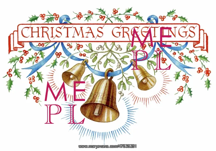 : Christmas Greetings with Bells : Christmas Greetings with Bells