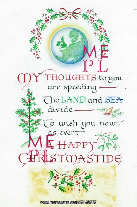  : Christmas Greetings Card