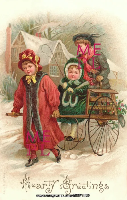 : Christmas handcart : Christmas handcart