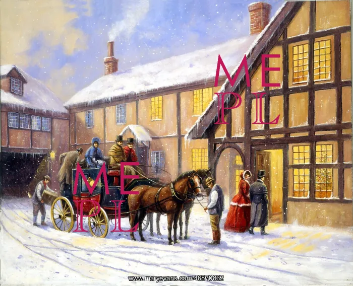 : Christmas Mail Coach : Christmas Mail Coach
