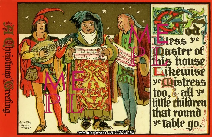 : Christmas - Medieval carollers : Christmas - Medieval carollers