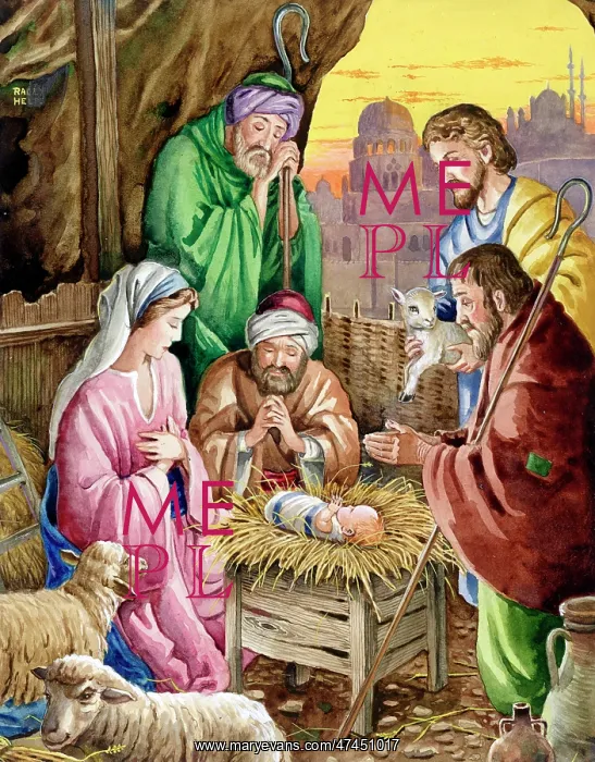  : Christmas Nativity Scene