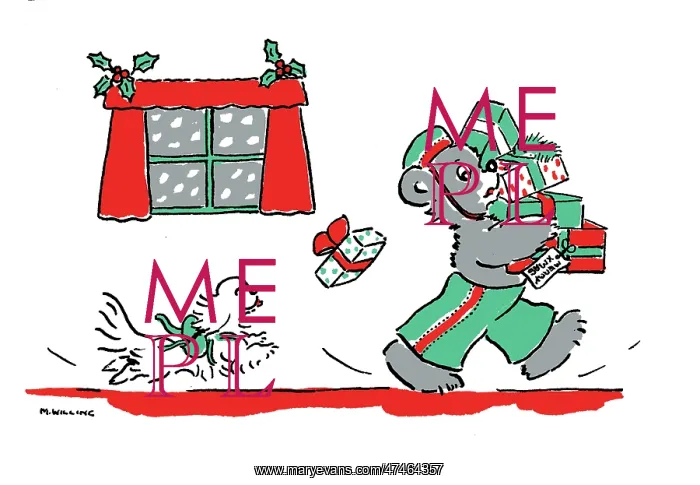: Christmas Parcels ? bear messenger boy : Christmas Parcels ? bear messenger boy