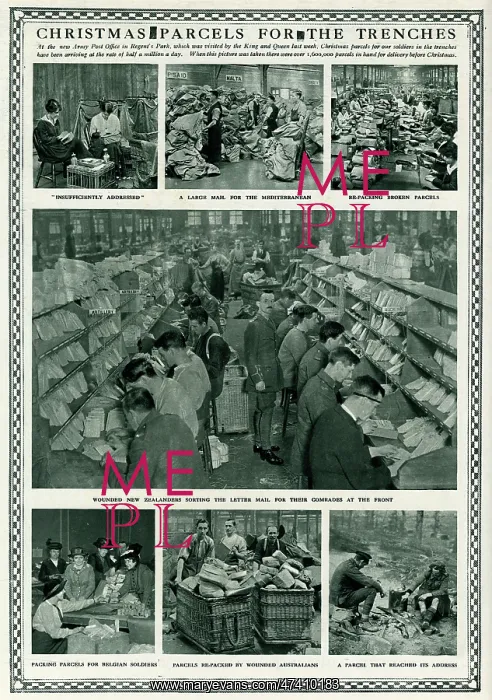 : Christmas parcels for the trenches 1916 : Christmas parcels for the trenches 1916