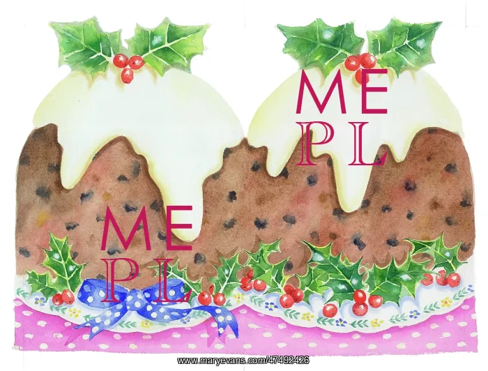 : Christmas Pudding cut-out design : Christmas Pudding cut-out design