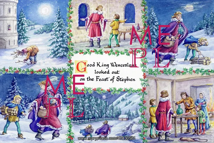  : Christmas Scenes Polyptych
