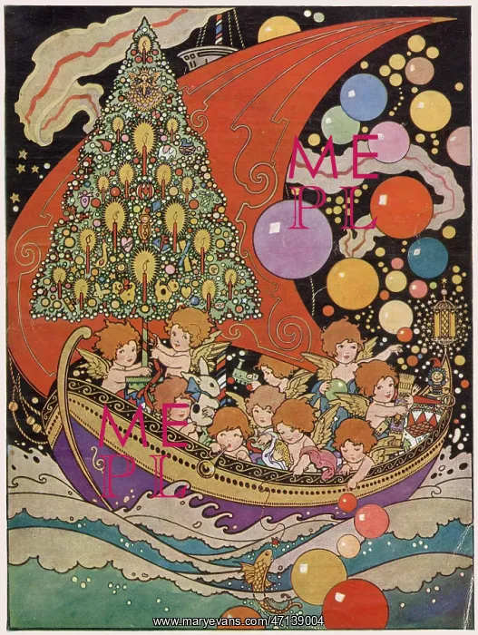 : Christmas ship with angels : Christmas ship with angels