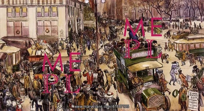  : Christmas Shoppers, Madison Square