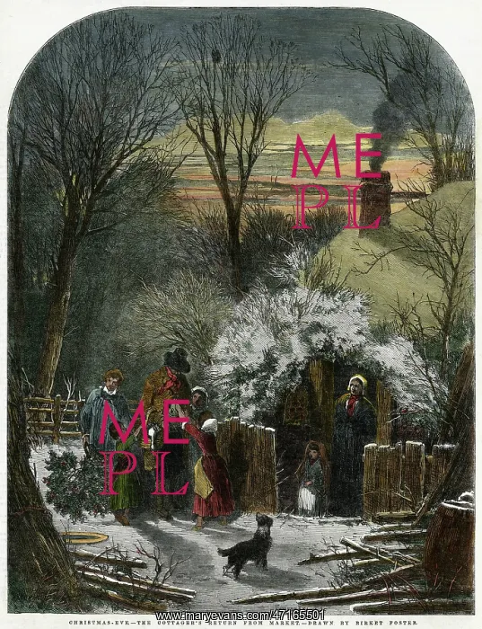 : Christmas shopping 1855 : Christmas shopping 1855