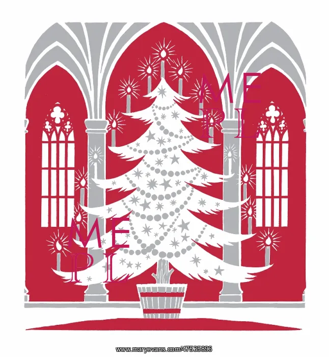 : Christmas tree in Church : Christmas tree in Church