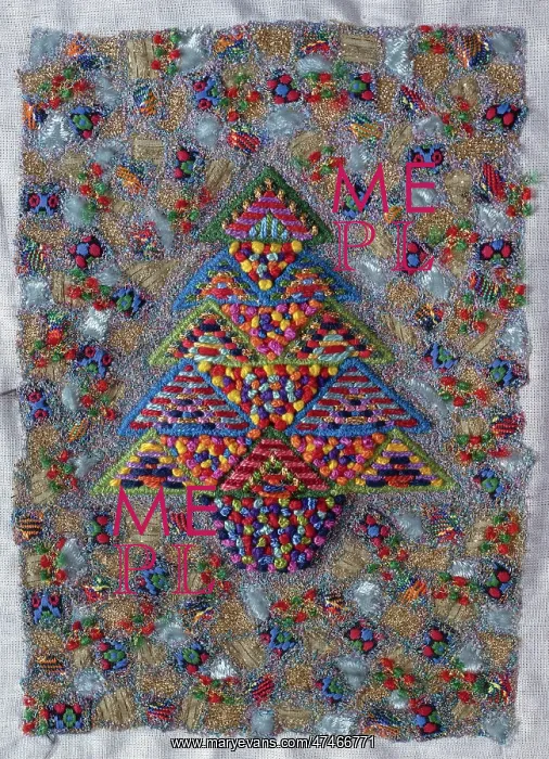  : Christmas Tree ? embroidery