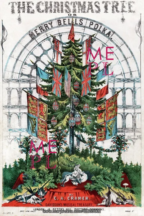 : The Christmas Tree or Merry Bells Polka by C A Cramer : The Christmas Tree or Merry Bells Polka by C A Cramer