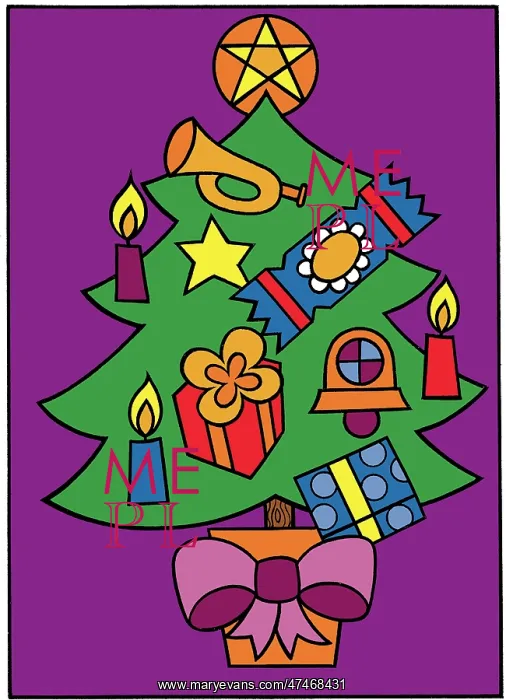 : Christmas Tree ? with toys and candles : Christmas Tree ? with toys and candles
