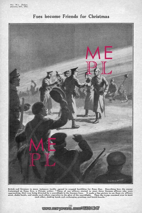 : Christmas Truce, 1914, WW1 : Christmas Truce, 1914, WW1