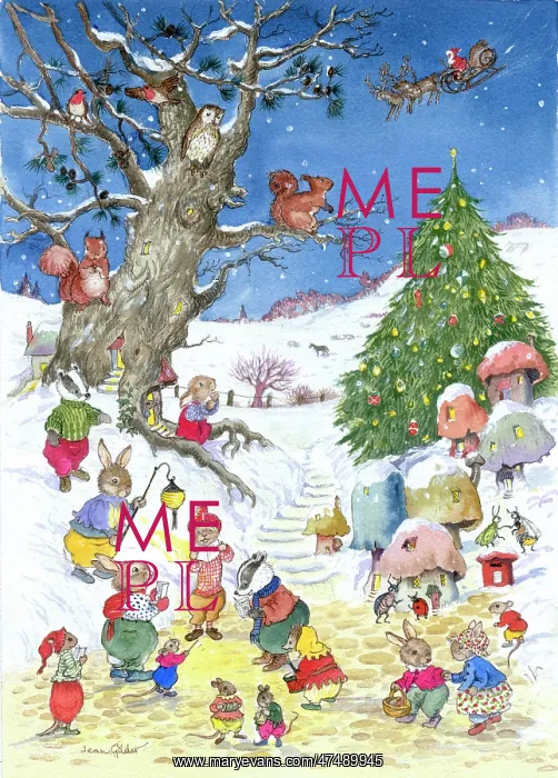 : Christmas In The Woods Advent Calenda : Christmas In The Woods Advent Calenda