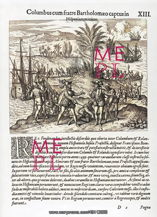 : Christopher Columbus under Arrest : Christopher Columbus under Arrest