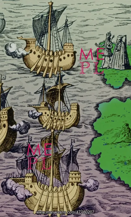 : Christopher Columbus Caravels Depart Spain, 1492 : Christopher Columbus Caravels Depart Spain, 1492