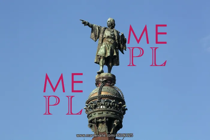 : Christopher Columbus, The Columbus Monument, Barcelona : Christopher Columbus, The Columbus Monument, Barcelona