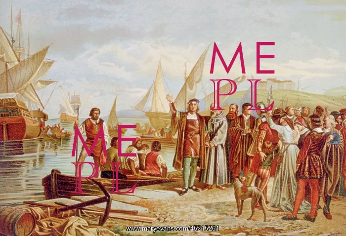 : Christopher Columbus embarkation from the ? : Christopher Columbus embarkation from the ?