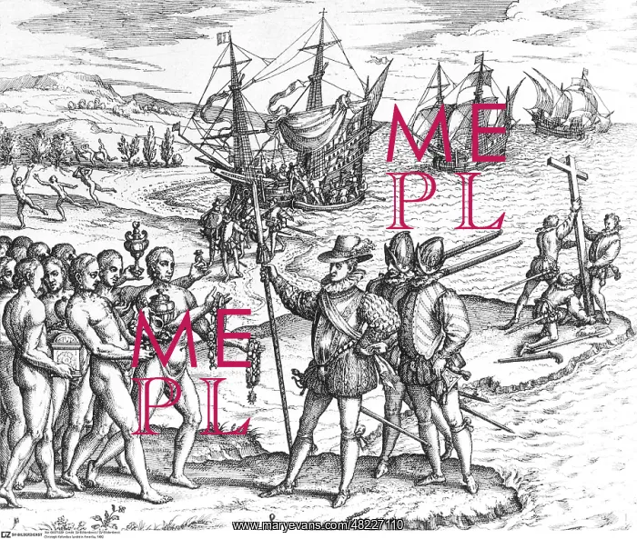 : Christopher Columbus landed in America, 1492 : Christopher Columbus landed in America, 1492