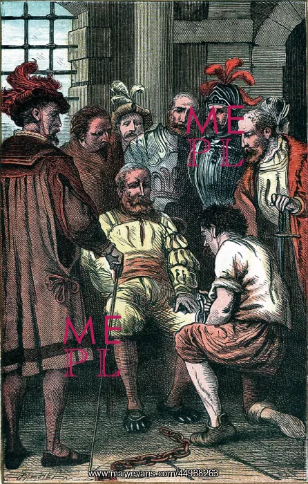 : Christopher Columbus Placed in Irons by Bobadilla : Christopher Columbus Placed in Irons by Bobadilla
