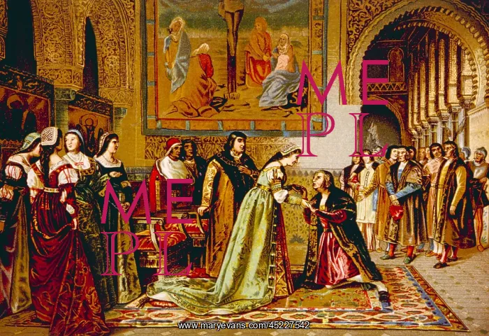 : Christopher Columbus received by King Ferdinand ? : Christopher Columbus received by King Ferdinand ?