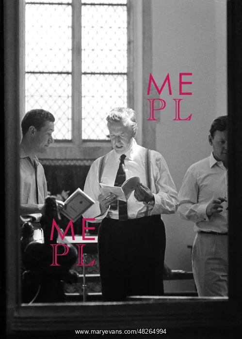 : Christopher Keyte and Peter Pears in Rehearsal : Christopher Keyte and Peter Pears in Rehearsal