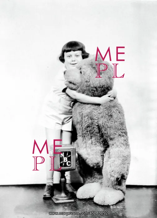 : Christopher Robin Milne with the original ? : Christopher Robin Milne with the original ?