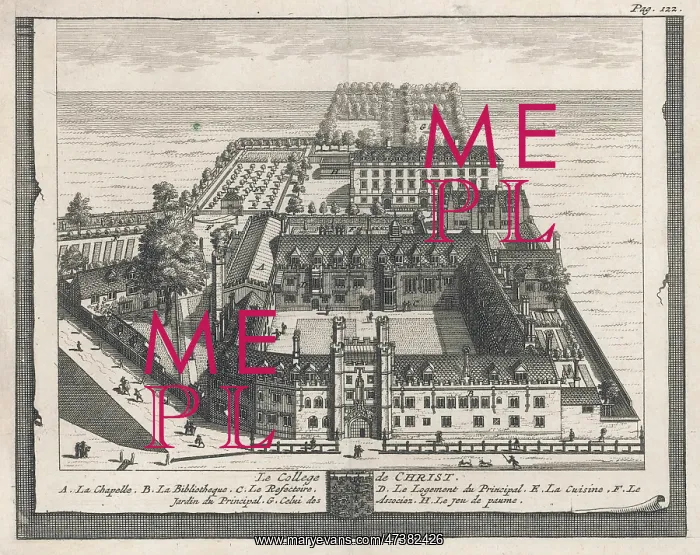 : Christ's College, Cambridge 1690 : Christ's College, Cambridge 1690