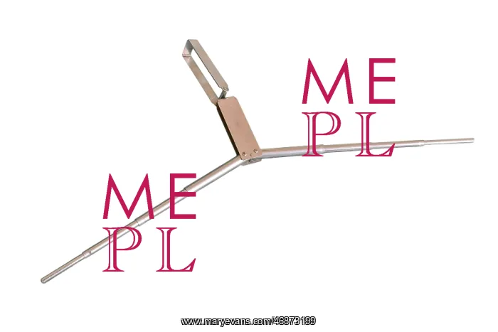 : Chrome folding coat hanger- unfolded : Chrome folding coat hanger- unfolded