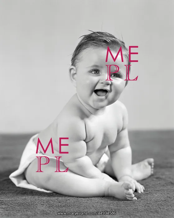 : Chubby Baby with Expressive Face Wearing Diaper : Chubby Baby with Expressive Face Wearing Diaper