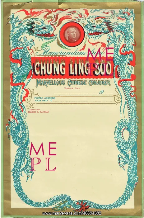 : Chung Ling Soo (real name William Robinson) : Chung Ling Soo (real name William Robinson)