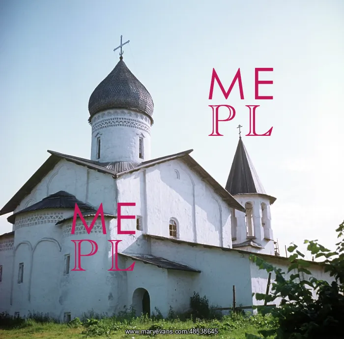 : Church of Ascension in Pskov, 1970 : Church of Ascension in Pskov, 1970