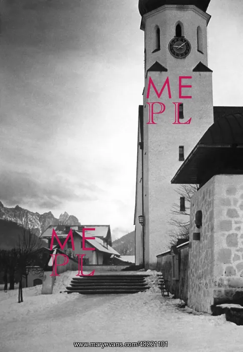 : Church in Bischofswiesen, 1936 : Church in Bischofswiesen, 1936